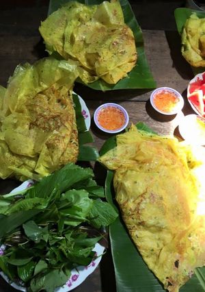 Hình của món Bánh xèo miền tây.