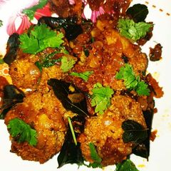A picture of Fish Eggs (Mullet Roe) Fry.