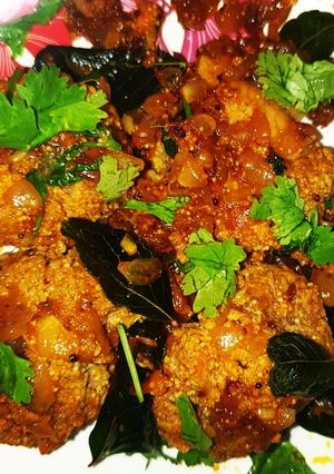 A picture of Fish Eggs (Mullet Roe) Fry.