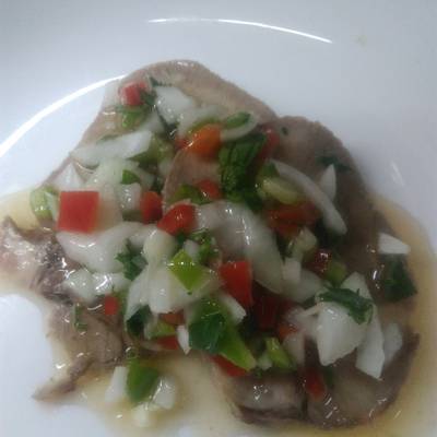 Lengua a la vinagreta criolla Receta de MAMUCHA SILVIA ?- Cookpad