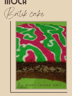 Foto resep Trio Choco Moca Batik Cake