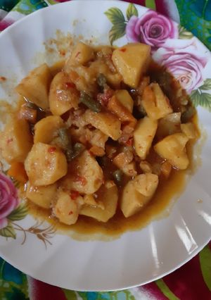 A picture of Vegetable Potato porridge.