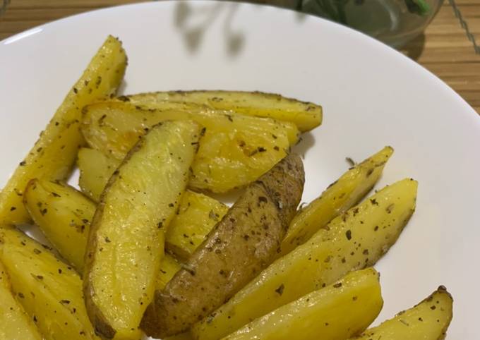 Bagaimana cara memasak Potato Wedges pakai oven yang sedap