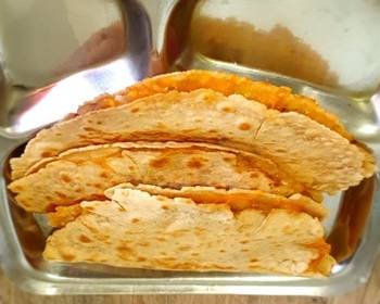 Unique Recipe Homemade Instant Taco  leftover chapatiwheat bread Delicious Simple