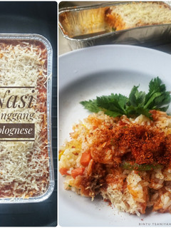 Foto resep Nasi Panggang Bolognese (Bolognese Baked Rice)