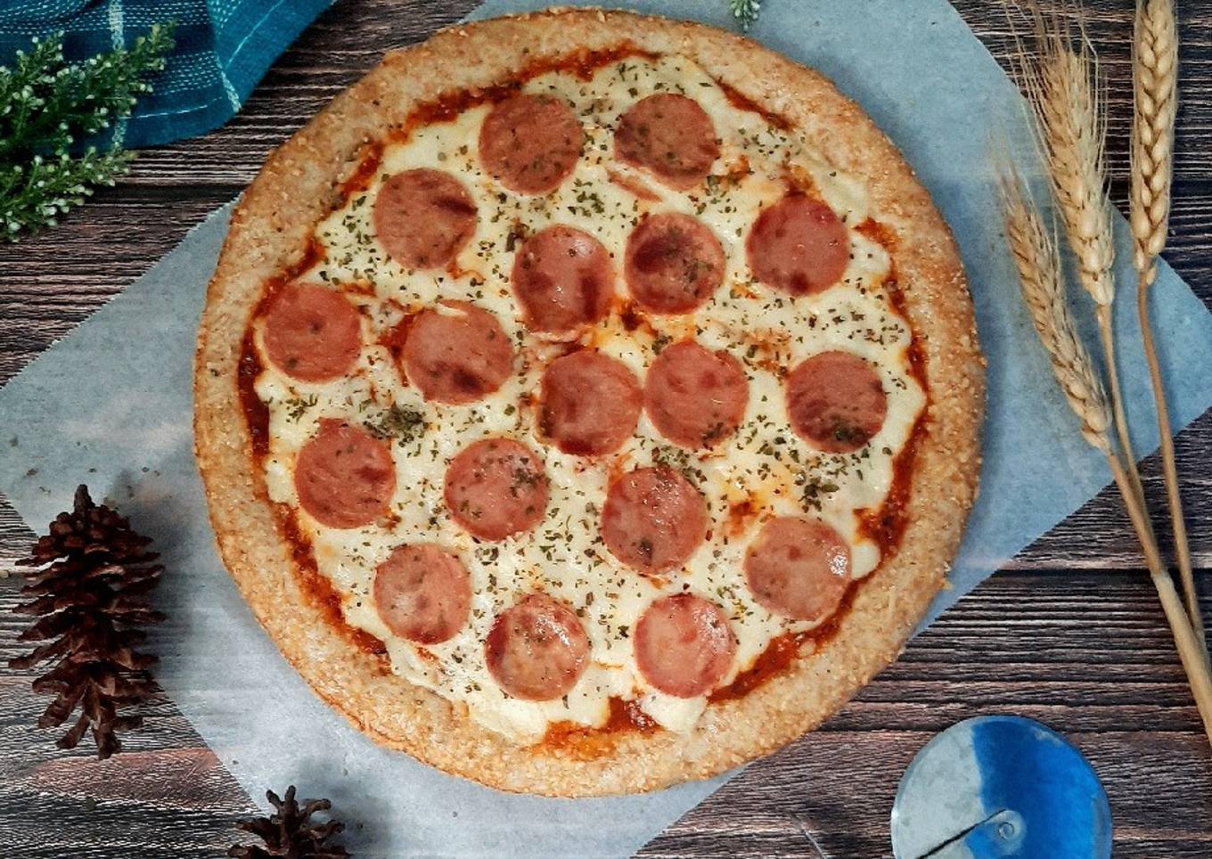 Whole wheat pizza