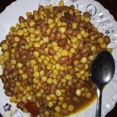 A picture of Spiced githeri.