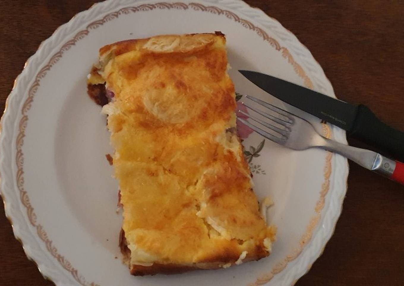 Quiche Lardons / Chèvre