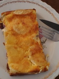 Une photo de Quiche Lardons / Chèvre