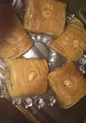صورة لوصفة بقلاوة رشتة