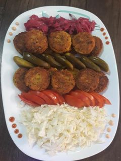 عکسی از دستور فلافل خانگی