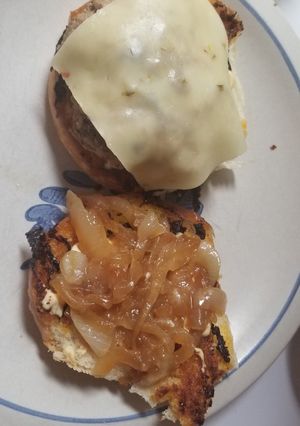 A picture of Pork Chorizo burgers.