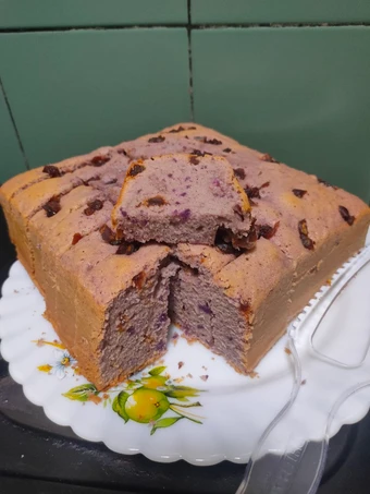 Langkah Gampang Membuat Resep Bolu Taro aka ubi ungu yang Uenak Anti Ribet, Menggugah Selera