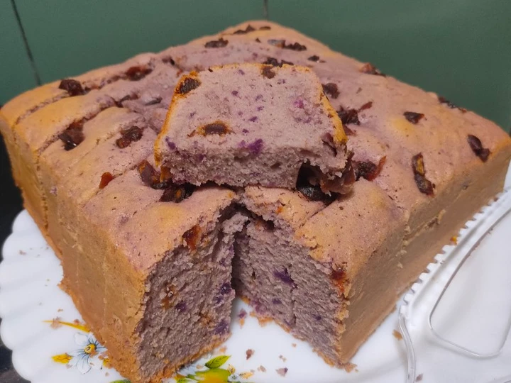 Langkah Gampang Membuat Resep Bolu Taro aka ubi ungu yang Uenak Anti Ribet, Menggugah Selera