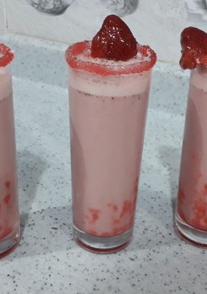 صورة لوصفة عصير فراوله