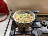 Arroz con verdura práctico