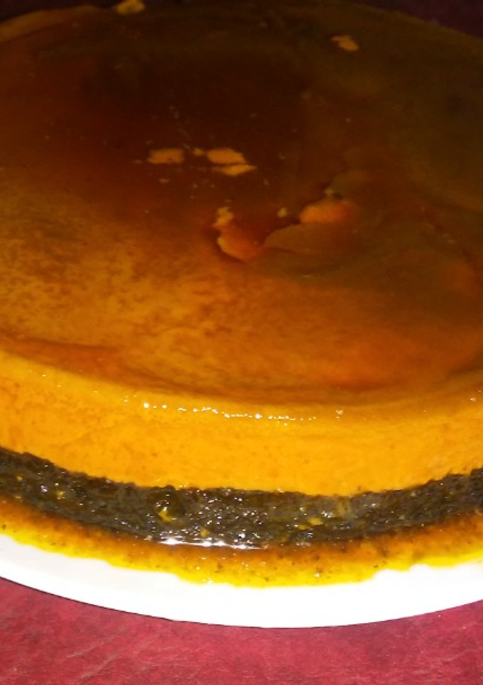 Una foto de Torta imposible   (Dulce de leche y oreo)