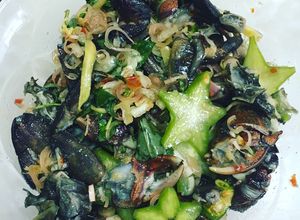 Hình của món Mắm ba khía.