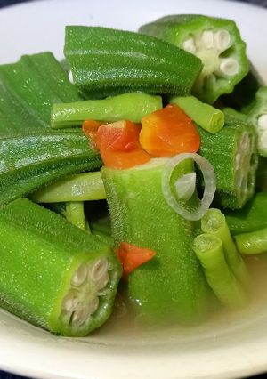 Foto resep Sayur Asem Okra dan Kacang Panjang