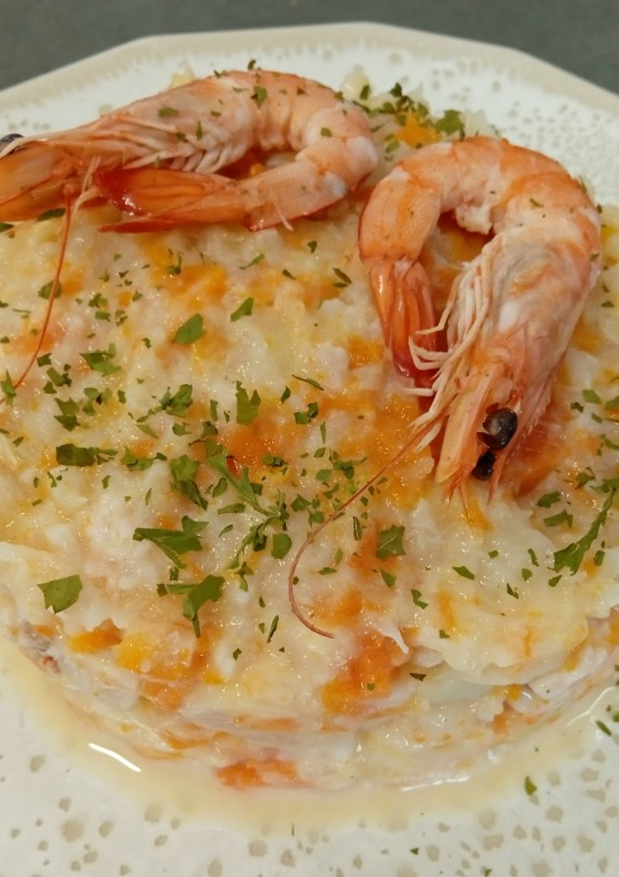 Una foto de Ensaladilla de langostinos aprovechados