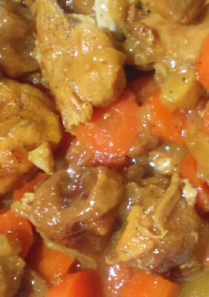 عکسی از دستور خورشت مرغ و آلو
