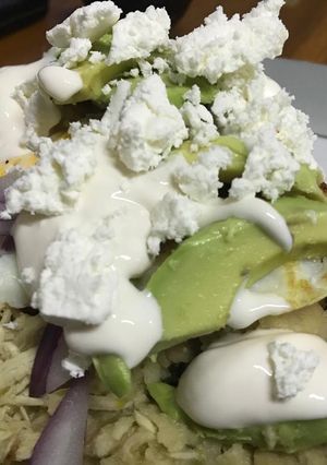 Una foto de Chilaquiles verdes