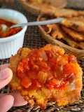 Patacones con hogao