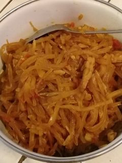 Foto resep Tumis pepaya muda pedas