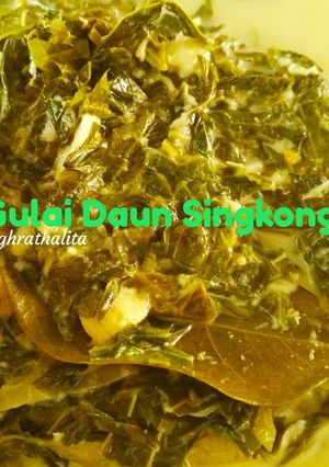 Foto resep 6. Gulai Daun Singkong #BikinRamadanBerkesan