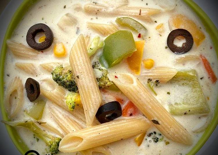 Easy Recipe: Delicious White penne pasta