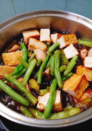 Hình của món Đậu hủ kho nước tương.