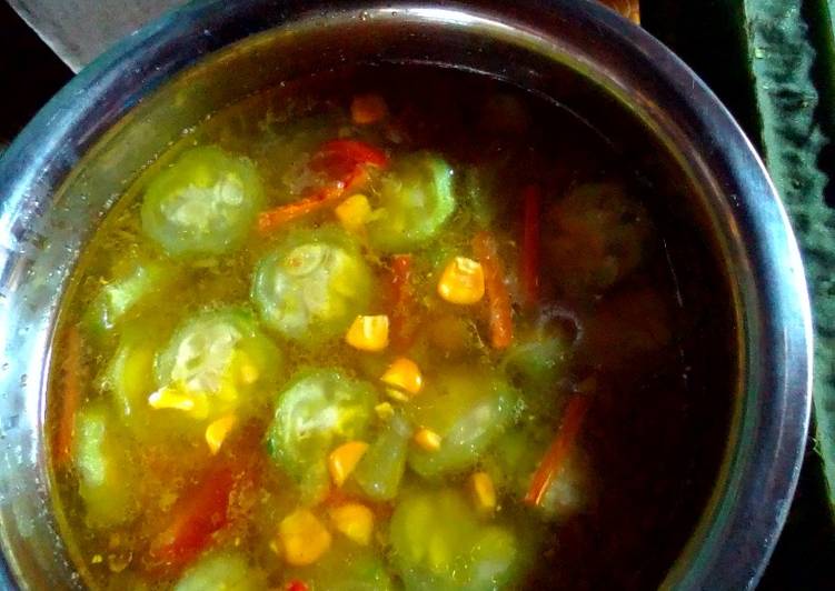 Bagaimana Menyiapkan Sayur bening penuh warna.. yang Sempurna