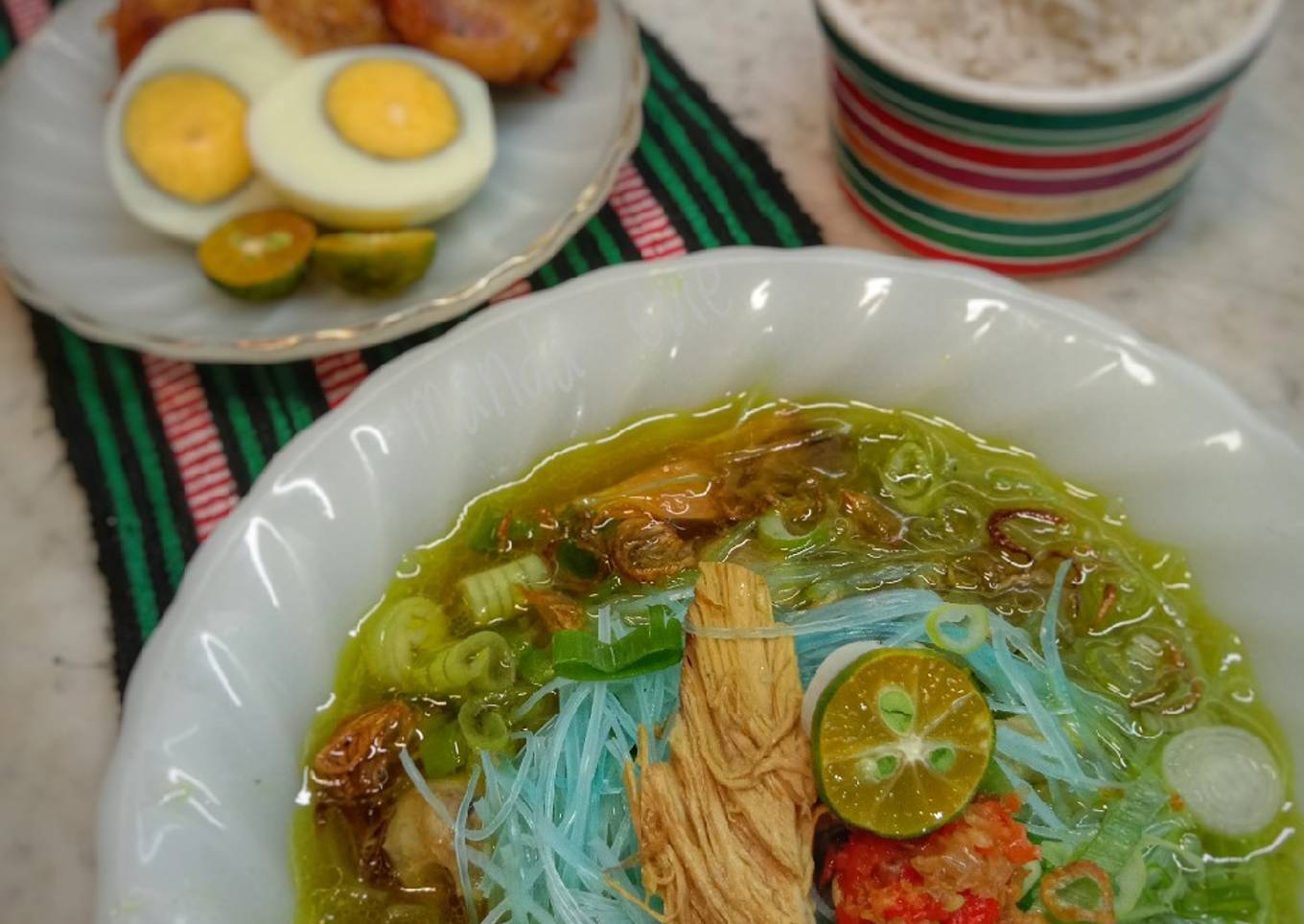 Soto Semarang ala Manda