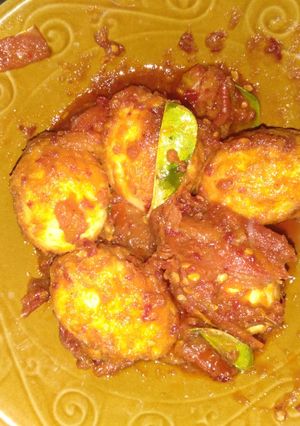 Foto resep Telur sambal daun jeruk