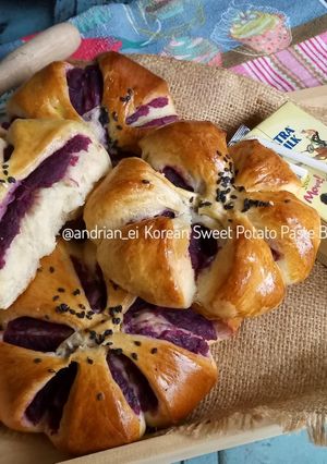 Foto resep Korean Sweet Potato Paste Bread