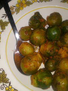A picture of Sauteed Brussel Sprouts.