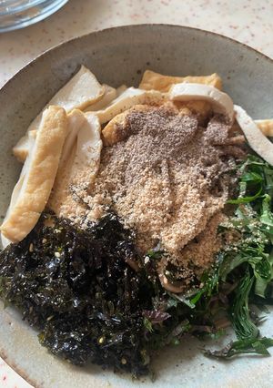 非常紫蘇蕎麥麵 的食譜成品照片