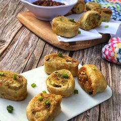 A picture of Potato pinwheel.