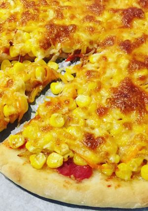 Hình của món Pizza chay.