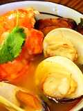 Tom Yum Seafood Soup (Thai Hot and Sour Seafood Soup)