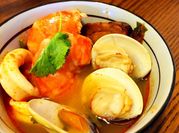A picture of galangal prawns