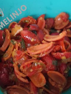 Foto resep Oseng kulit melinjo