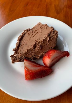 Una foto de Cheesecake de chocolate keto