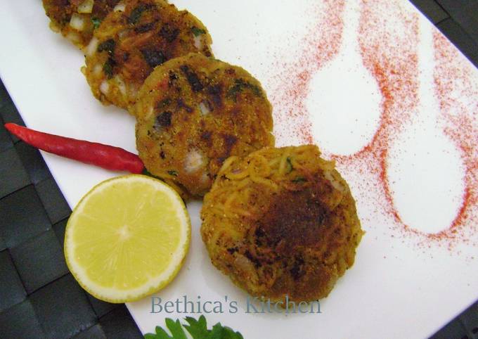 Noodles Cutlet Recipe