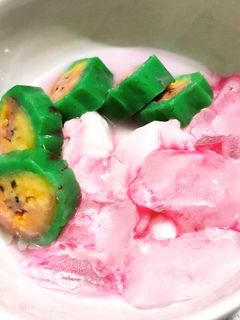 Foto resep Es Pisang Ijo
