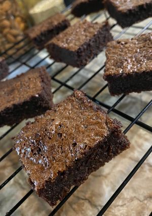 A picture of Fudgy Chocolate Brownies.