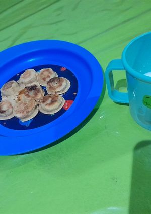 Una foto de Mini pancakes rellenos 🥞
