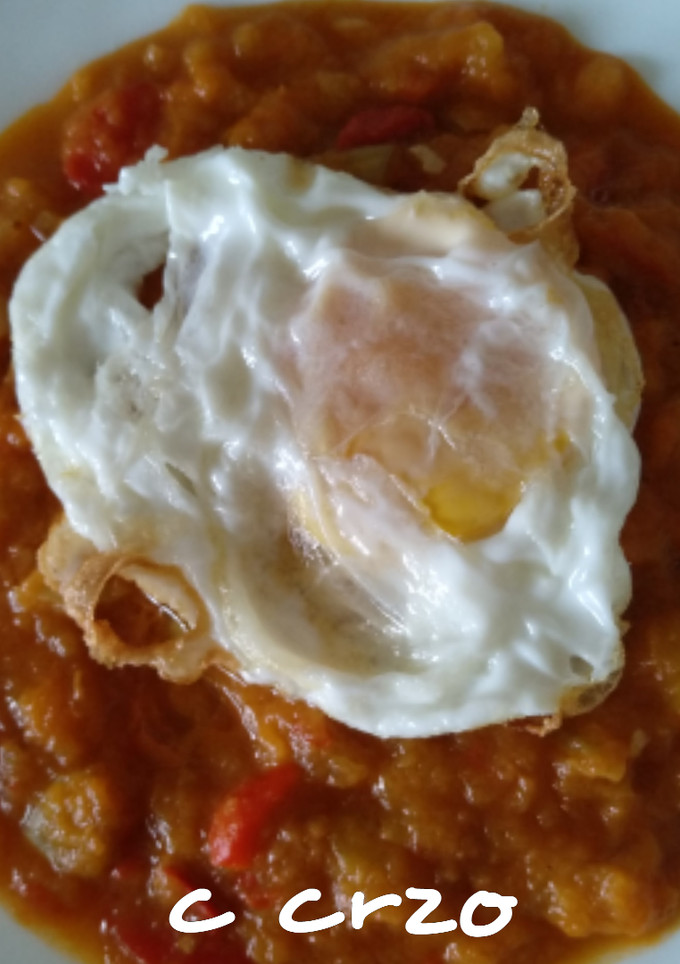 Una foto de Pisto con huevo en Monsieur Cuisine Connect