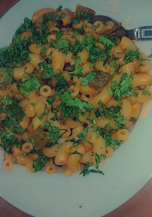 صورة لوصفة معكرونه كيووت 😋😍🤭
