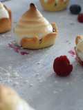Tarte de Merengue com doce de frutos vermelhos